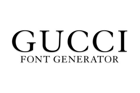 font similar to Gucci